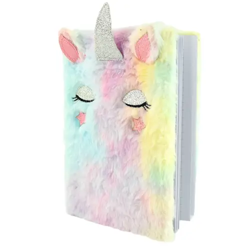 NOTEBOOK FLUFFY UNICORN A5