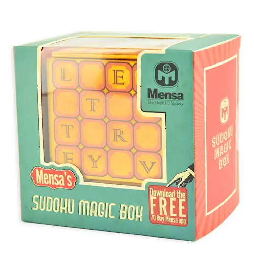 PUZZLE COIN BOX MENSA