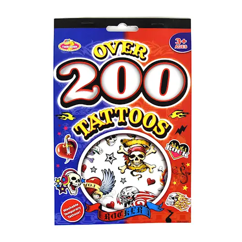 TATTOO STICKER ALBUM 200pcs