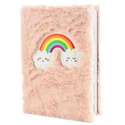 NOTEBOOK FLUFFY RAINBOW A5