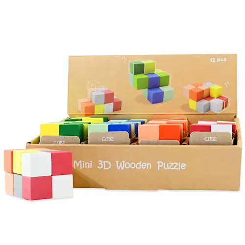 PUZZLE CUBE 3D WOODEN