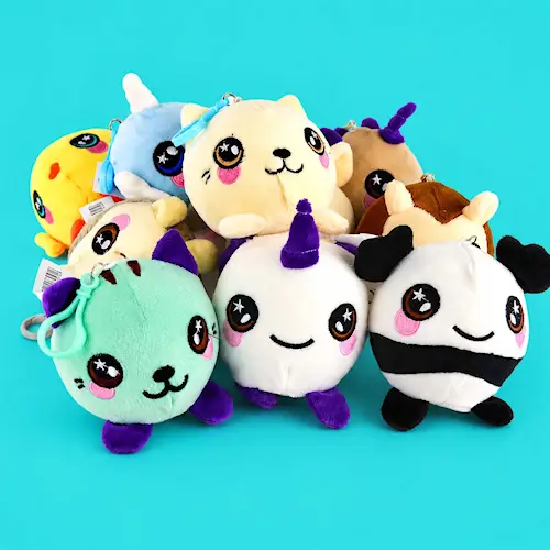 SQUEEZE PLUSH ANIMALS