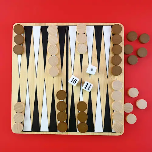 BACKGAMMON WOODEN