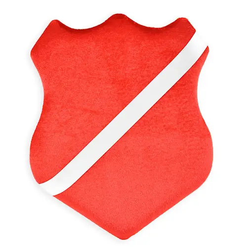 MEDAL SHIELD RED