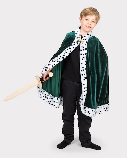 THE KING CAPE GREEN VELVET