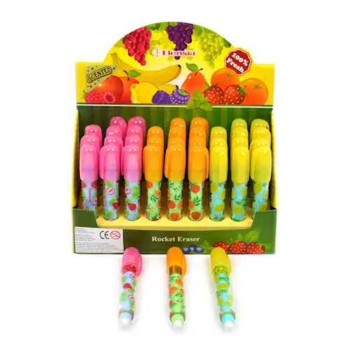 ERASER ROCKET FRUITS w SCENT