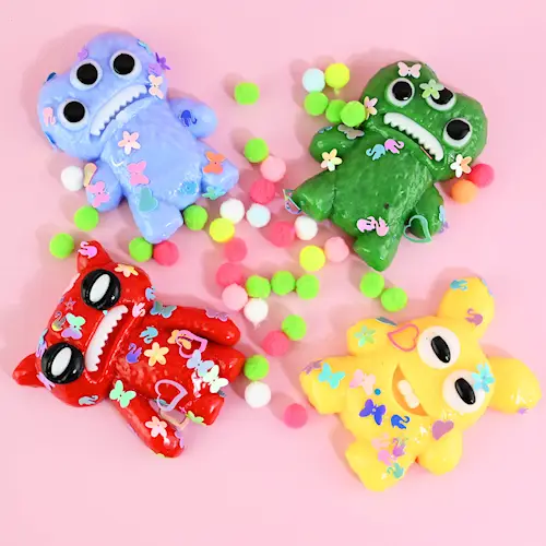 SQUEEZE ANIMALS GLITTER