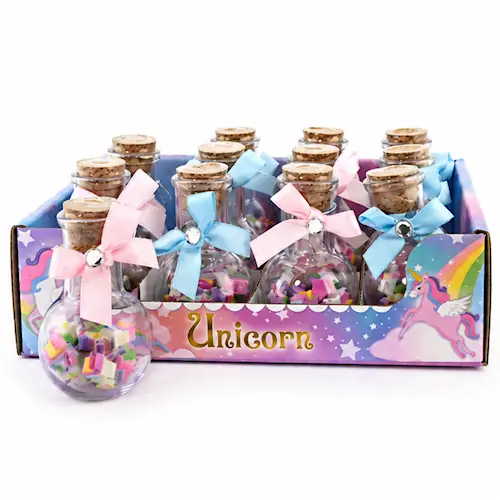 ERASER UNICORN 12pcs in BOTTLE