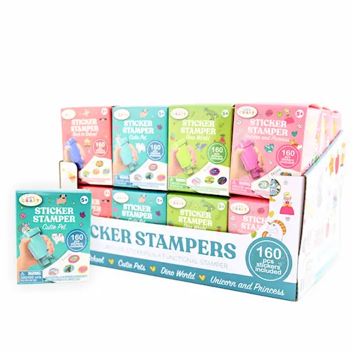 STICKER STAMPER 160pcs