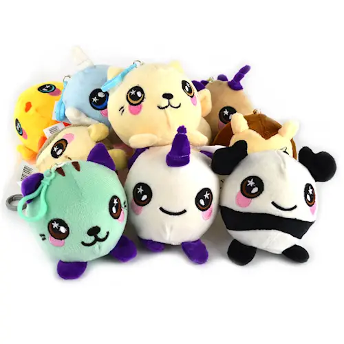 SQUEEZE PLUSH ANIMALS