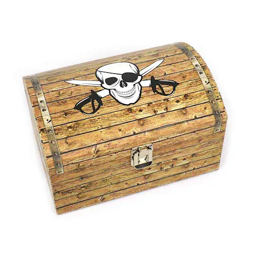 BOX PIRATE w METAL LOCK