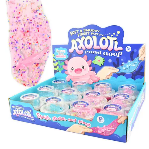PUTTY BEADS w AXOLOTL 130g