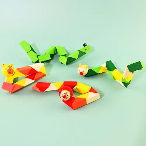 MAGIC SNAKE ANIMAL WOODEN