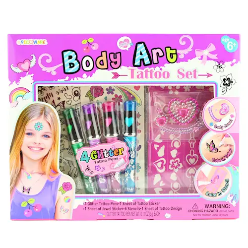 BODY ART TATTOO 8pcs