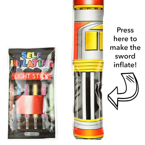 SWORD SELF INFLATING LIGHT STICK