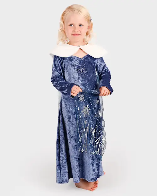 DRESS WINTER PRINCESS BLUE