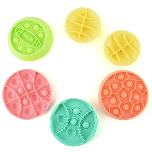 PUSH POP BUBBLE PUZZLE BALL 6pcs