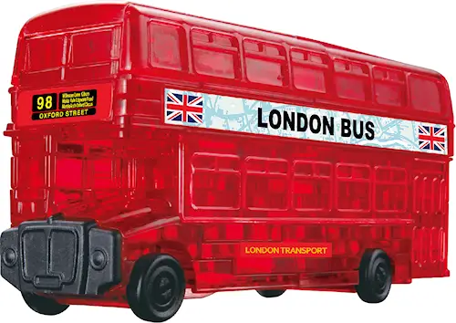 CRYSTAL PUZZLE LONDON BUS 53pcs