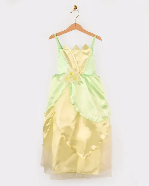 DRESS PRINCESS LIGHT GREEN w ACC