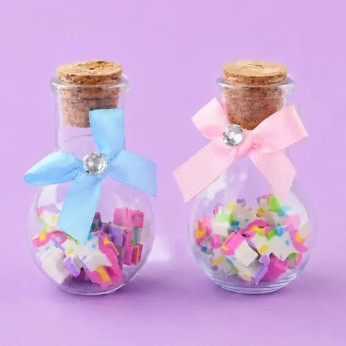 ERASER UNICORN 12pcs in BOTTLE