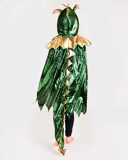 DRAGON COSTUME w WINGS GREEN