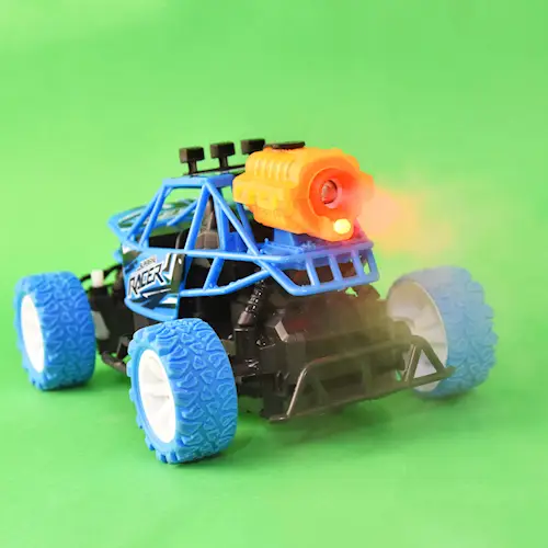 CAR R/C w SMOKING EXHAUST PIPE B/O