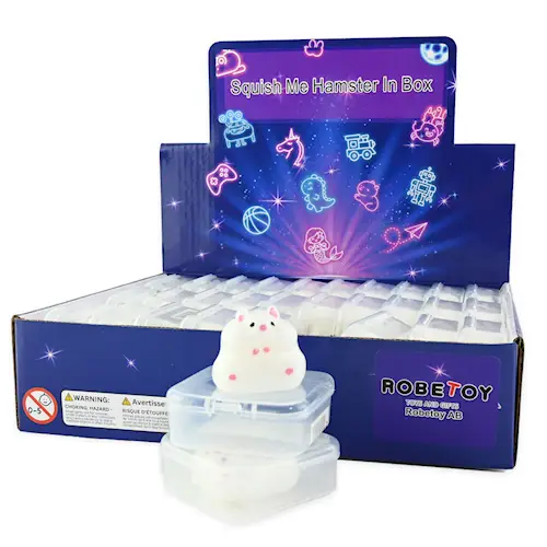 SQUISHY HAMSTER IN BOX