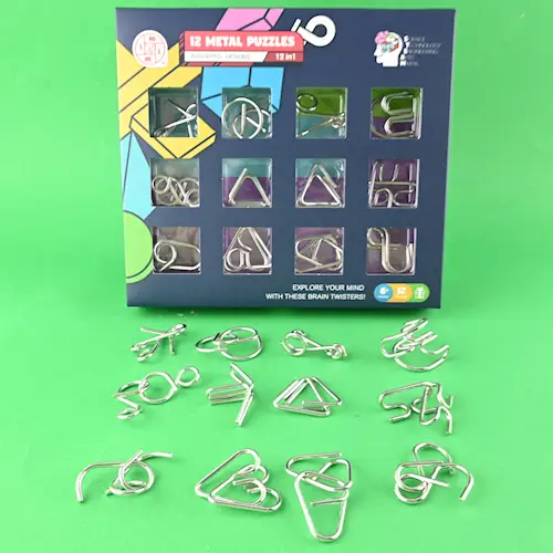 IQ PUZZLE METAL 12in1