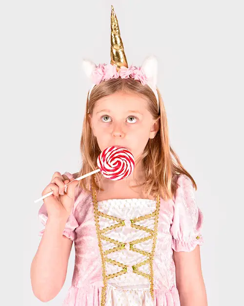 DIADEM UNICORN w FLOWERS