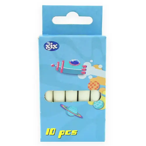 CHALK WHITE FOR BLACKBOARD 10pcs