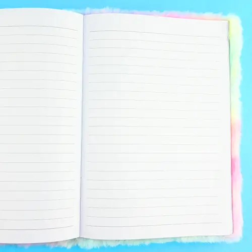 NOTEBOOK FLUFFY UNICORN A5