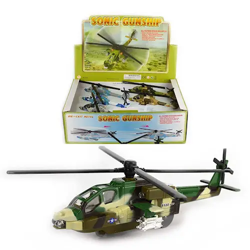 HELICOPTER w LIGHT & SOUND B/O pb