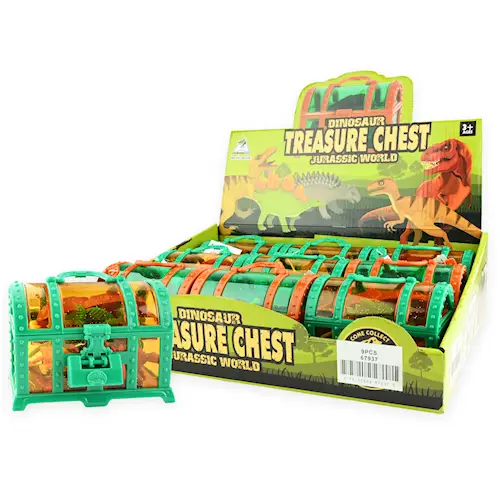 TREASURE CHEST DINOSAUR 12pcs