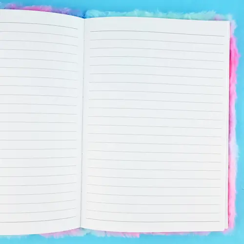 NOTEBOOK FLUFFY FLYING UNICORN A5