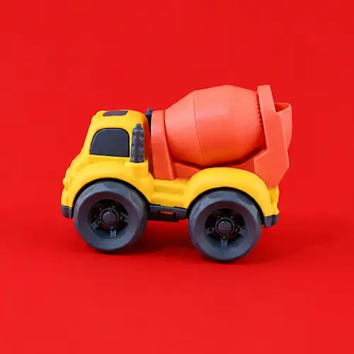 TRUCK w MIXER FRICTION BIOPLASTIC