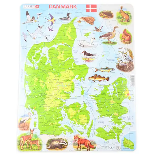PUZZLE DENMARK 66pcs
