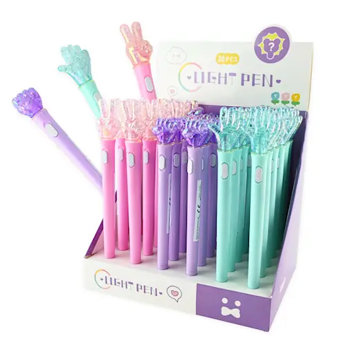 PEN HANDS w RAINBOW LIGHT B/O