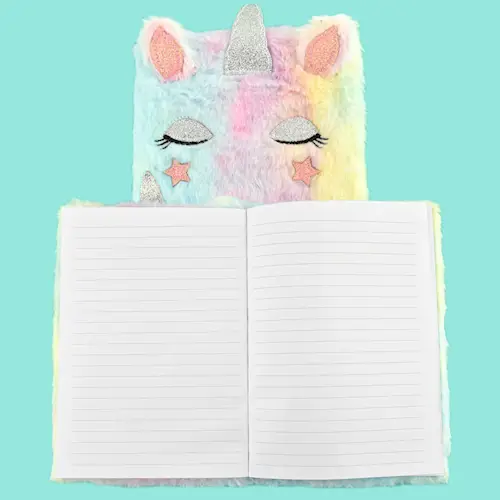 NOTEBOOK FLUFFY UNICORN A5