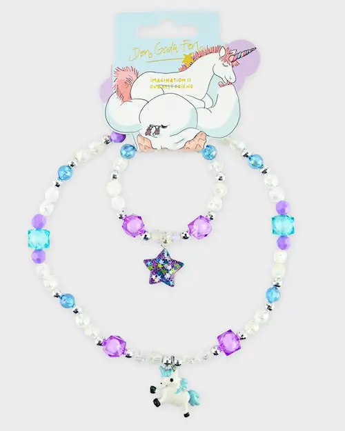 NECKLACE & BRACELET SET 2pcs