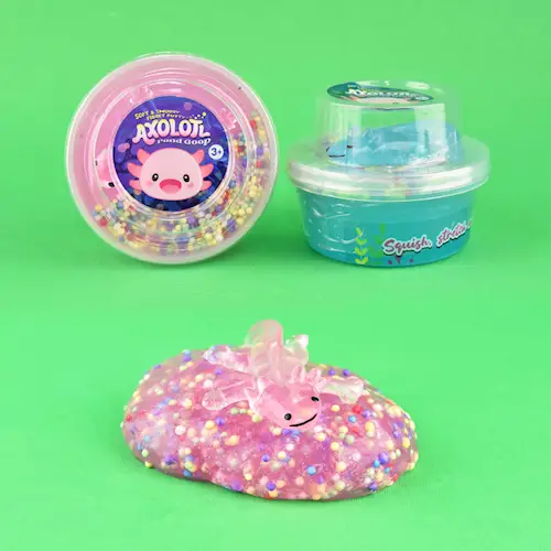 PUTTY BEADS w AXOLOTL 130g