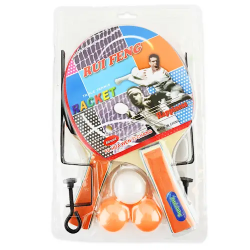 TABLE TENNIS SET w BALLS AND NET 8pcs