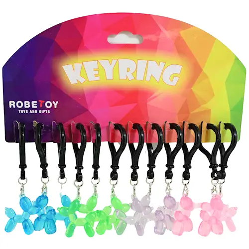 KEYRING BALLOON DOG