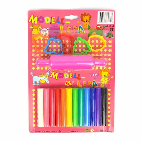 CLAY DOUGH WITH MOLDS DIY 18pcs