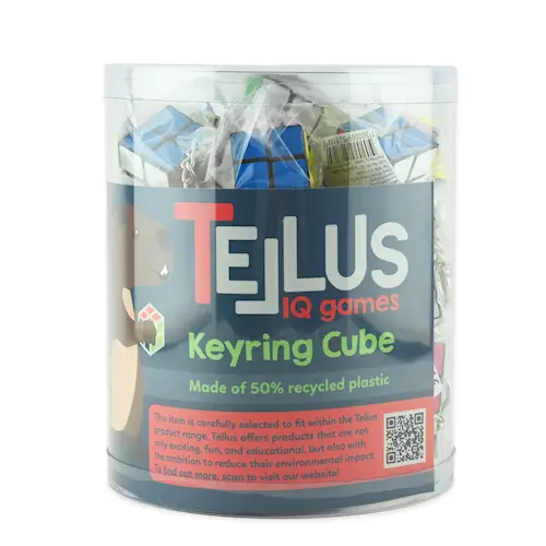 KEYRING CUBE RECYCLED 2x2