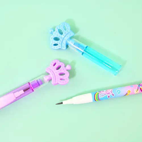 PENCIL NON-SHARPENING UNICORN CROWN