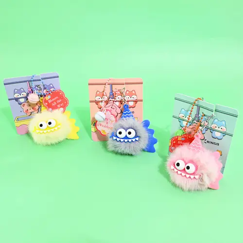 KEYRING FLUFFY MONSTER