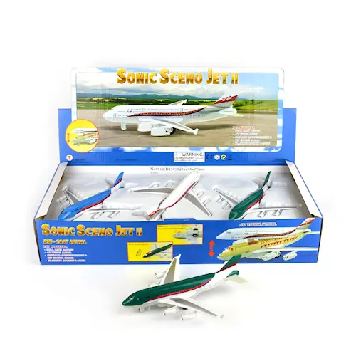 AIRPLANE JET w LIGHT & SOUND B/O