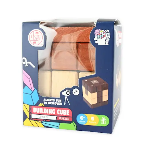 IQ PUZZLE 3 LEVEL CUBE