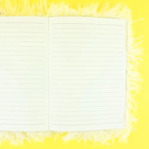 NOTEBOOK FLUFFY HAPPY YETI A5