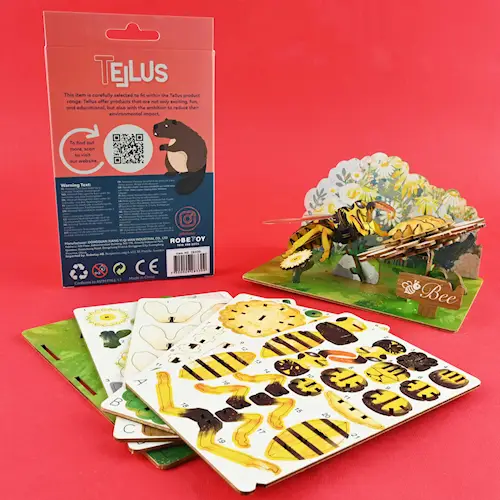 3D POSTCARD PUZZLE BEE